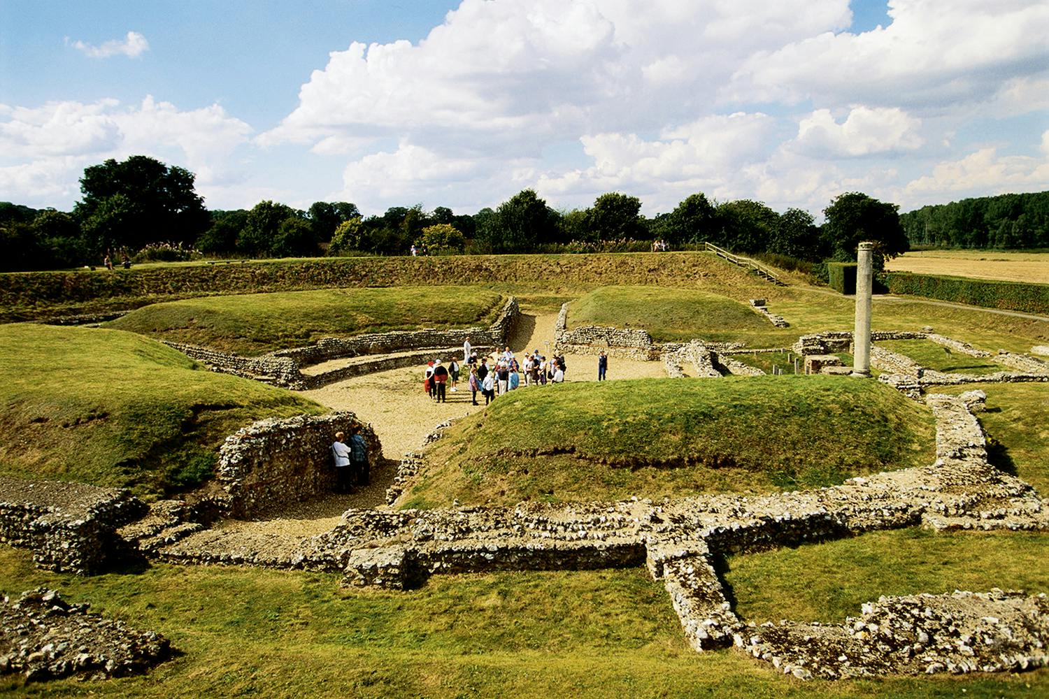 romerska ruiner amfiteater saint albans